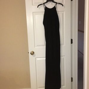 Formal Black Velvet Dress